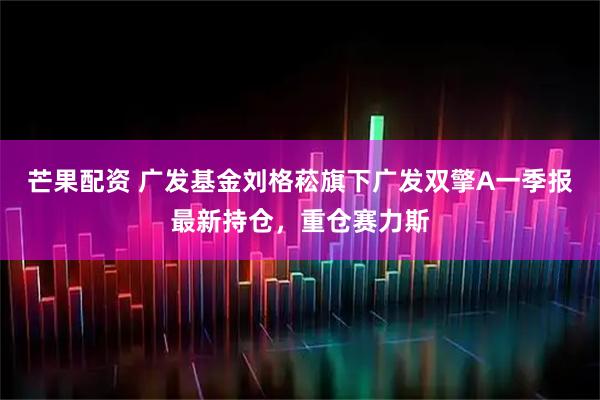 芒果配资 广发基金刘格菘旗下广发双擎A一季报最新持仓，重仓赛力斯